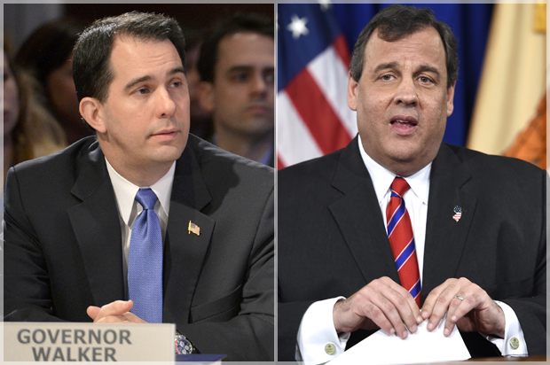 Scott Walker, Chris Christie (Reuters/Mike Theiler/Mark Makela)