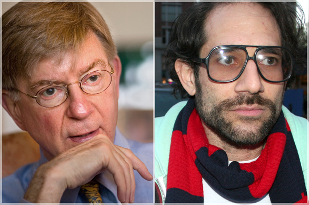 George Will, Dov Charney (AP/J. Scott Applewhite/flickr/dovcharney)