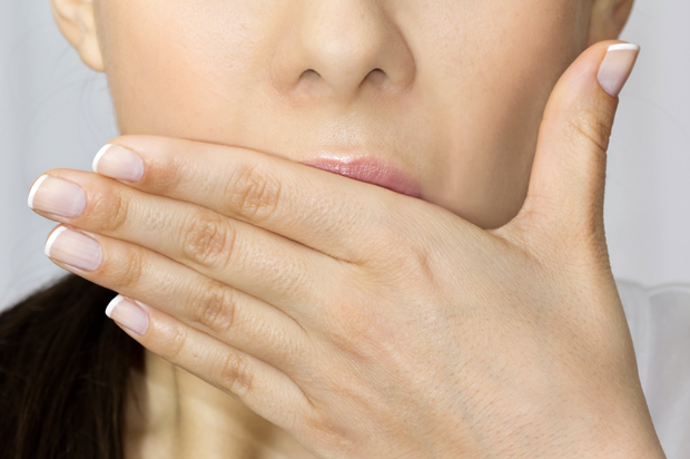 (<a href='http://www.shutterstock.com/pic-94517953/stock-photo-portrait-of-young-woman-covering-her-mouth-with-hand-looking-shocked.html?src=gnwSVj2wFXKodkMYV8jikA-1-43'>  baki </a> via <a href='http://www.shutterstock.com/'>Shutterstock</a>)