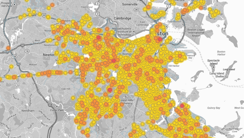 Methane leaks in Boston (EDF)