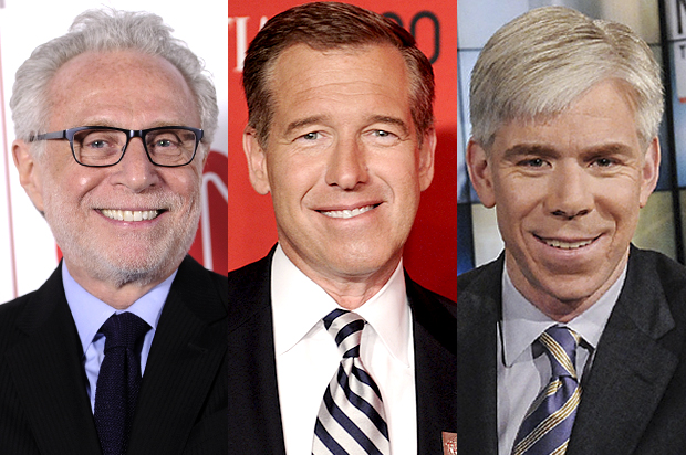 Wolf Blitzer, Brian Williams, David Gregory (AP/Chris Pizzello/Peter Kramer/Salon)