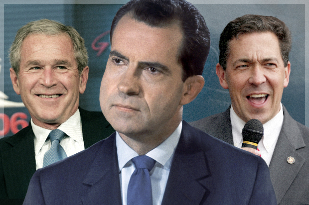 George W. Bush, Richard Nixon, Chris McDaniel (AP/Pablo Martinez Monsivais/Rogelio V. Solis/Photo montage by Salon)