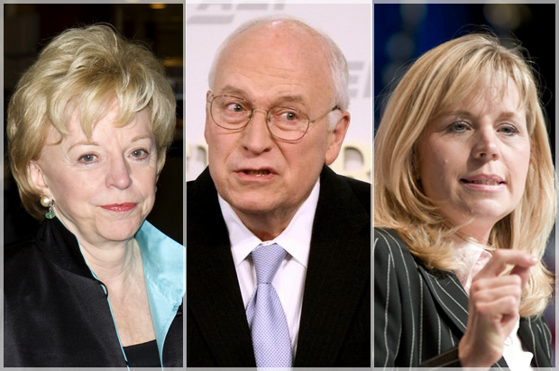 Lynne, Dick, Liz Cheney (AP/Harry Hamburg/Luis M. Alvarez/Cliff Owen)