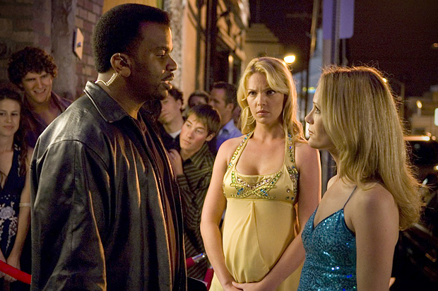 Craig Robinson, Katherine Heigl and Leslie Mann in "Knocked Up"