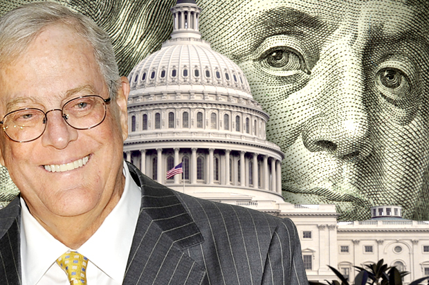 David Koch (AP/Evan Agostini/<a href='http://www.shutterstock.com/gallery-62044p1.html'>Kim Seidl</a> via <a href='http://www.shutterstock.com/'>Shutterstock</a>/<a href='http://www.istockphoto.com/user_view.php?id=1226820'>samdiesel</a> via <a href='http://www.istockphoto.com/'>iStock</a>/Salon)