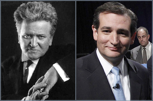Robert La Follette, Ted Cruz (Wikimedia/AP/LM Otero)