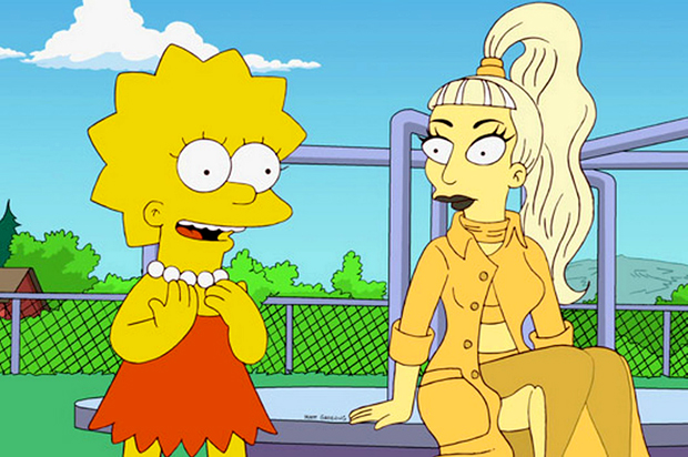 Lady Gaga on "The Simpsons" (Fox)