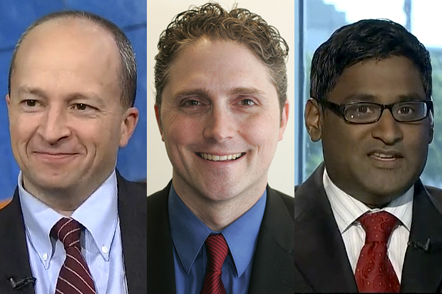 Yuval Levin, James Pethokoukis, Ramesh Ponnuru (C-Span/Reuters/Hyungwon Kang)