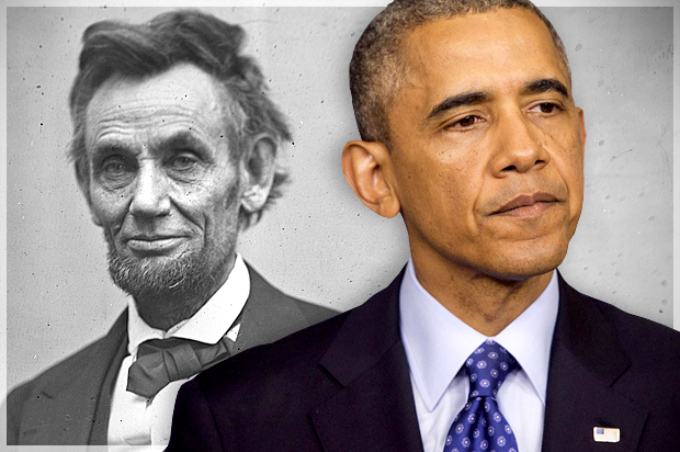 Abraham Lincoln, Barack Obama (AP/Alexander Gardner/Pablo Martinez Monsivais/Salon)