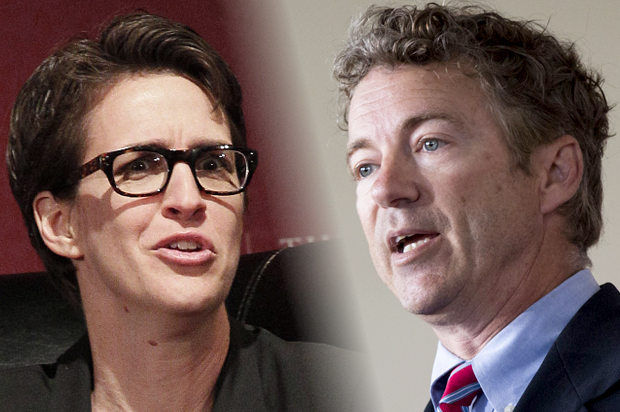 Rachel Maddow, Rand Paul (AP/Nam Y. Huh/Andrew Nelles)