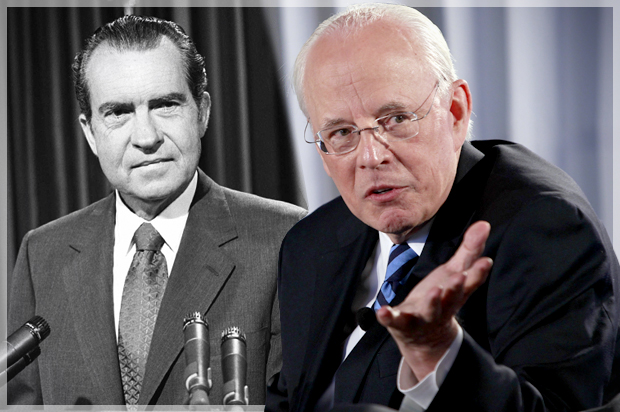 Richard Nixon, John Dean (AP/Alex Brandon/Photo montage by Salon)