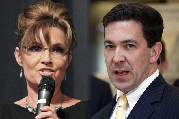 Sarah Palin, Chris McDaniel (AP/George Clark/Rogelio V. Solis)