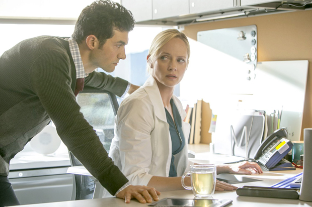 David Alpay and Marley Shelton and in "The Lottery" (Lifetime/James Dittinger)