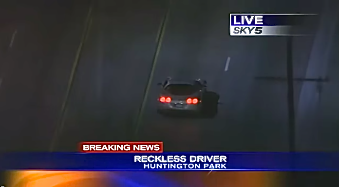 News footage from the pursuit that led to Brian Beaird's death. (Sky 5)