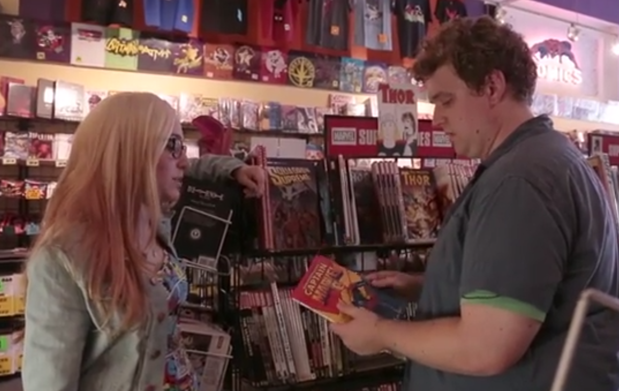 If geek girls acted like geek guys (screenshot/Buzzfeed)