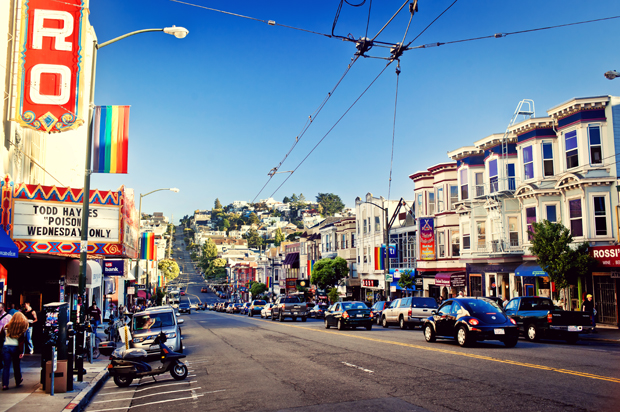 The Castro district of San Francisco (<a href='http://www.shutterstock.com/gallery-235897p1.html'>Andrey Bayda</a> via <a href='http://www.shutterstock.com/'>Shutterstock</a>)