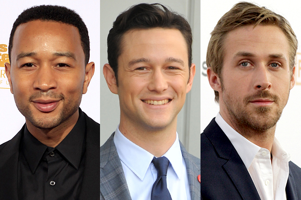 John Legend, Joseph Gordon-Levitt, Ryan Gosling (<a href='http://www.shutterstock.com/gallery-564025p1.html'>Helga Esteb</a>, <a href='http://www.shutterstock.com/gallery-1092671p1.html'>Jaguar PS</a> via <a href='http://www.shutterstock.com/'>Shutterstock</a>/AP/Eric Charbonneau)