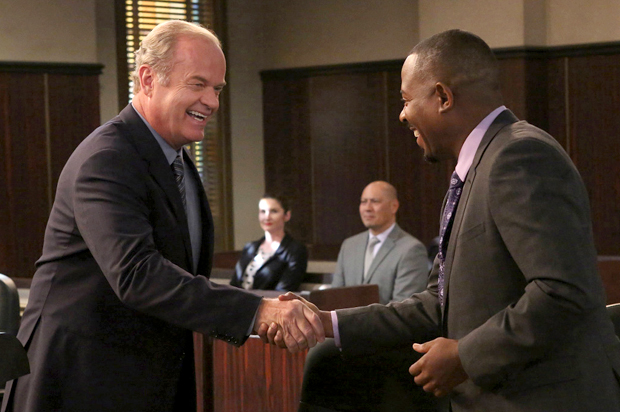 Kelsey Grammer and Martin Lawrence in "Partners" (FX/Byron Cohen)