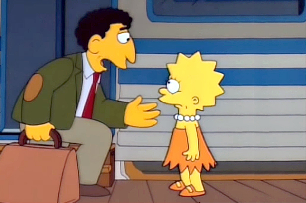 Mr. Bergstrom and Lisa Simpson (Fox)