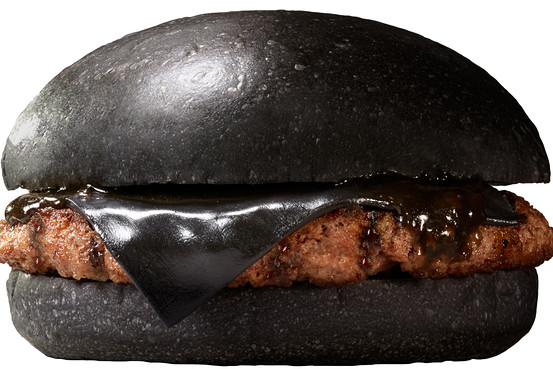 Your beloved black cheeseburger. (Burger King Japan)