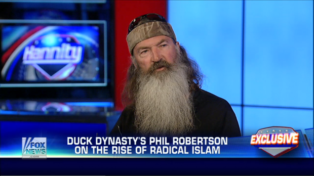 "Duck Dynasty's" Phil Robertson (Screen shot, Fox News)