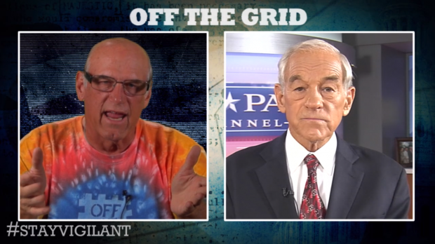 Jesse Ventura and Ron Paul (screen shot, ORA.tv)