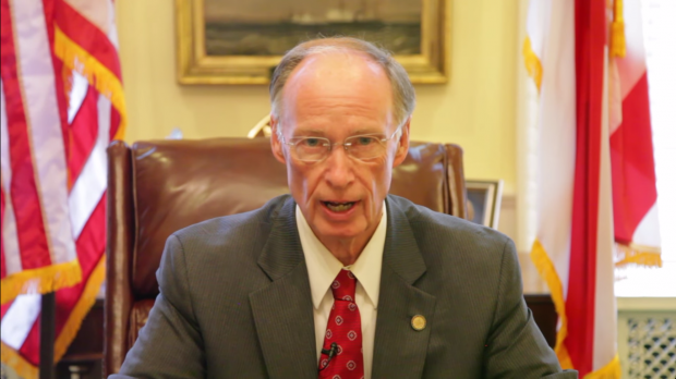Alabama Republican Gov. Robert Bentley (<a href="https://www.youtube.com/watch?v=yjSP9zRzQn0">Screen shot, YouTube</a>)