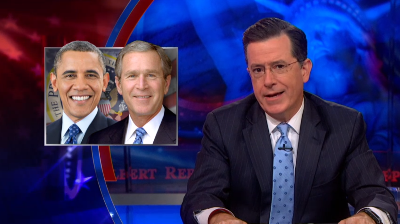 (screenshot/"The Colbert Report")