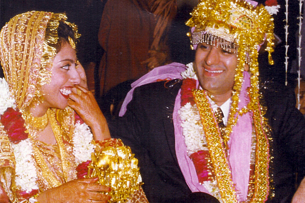 A photo of the author's wedding