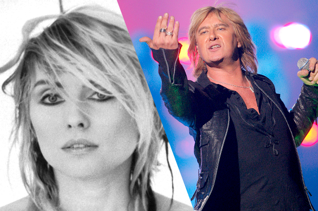 Deborah Harry of Blondie; Joe Elliott of Def Leppard (AP/Jae C. Hong)