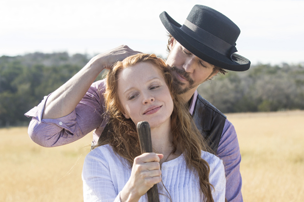 Lauren Ambrose and Wes Ramsey in "Deliverance Creek" (Lifetime/Zade Rosenthal)