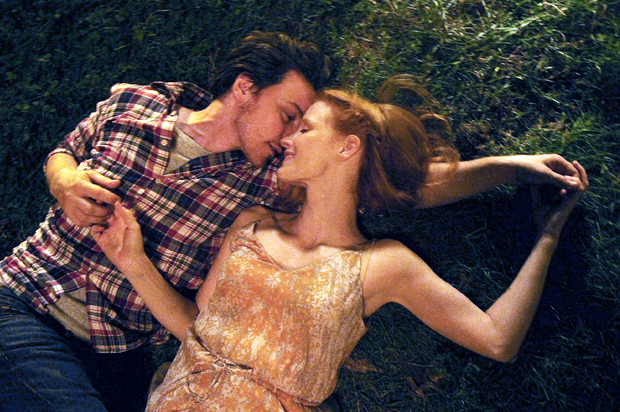 James McAvoy and Jessica Chastain in "The Disappearance of Eleanor Rigby" (The Weinstein Company)