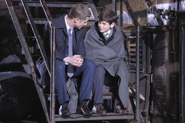 Ben McKenzie and David Mazouz in "Gotham" (Fox/Jessica Miglio)