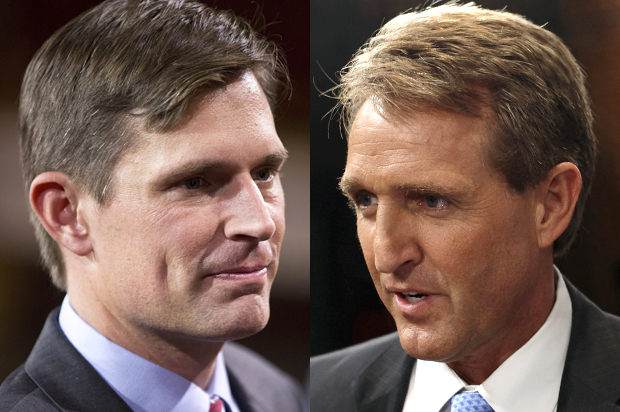 Martin Heinrich, Jeff Flake (Reuters/Joshua Roberts/Joshua Lott)