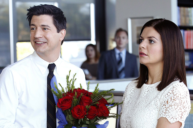 Ken Marino and Casey Wilson in "Marry Me" (NBC/Greg Gaynes)