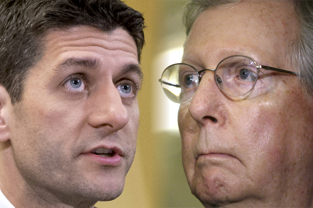 Paul Ryan, Mitch McConnell (AP/J. Scott Applewhite/Reuters/Jonathan Ernst/Photo montage by Salon)