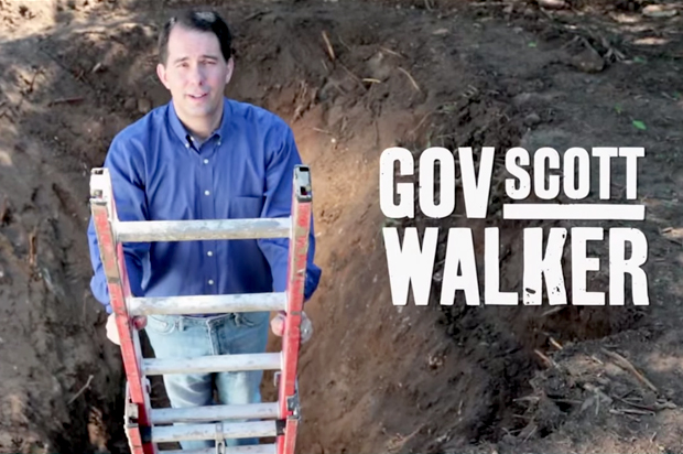 Scott Walker in his "Comeback" ad. (YouTube/Scott Walker)