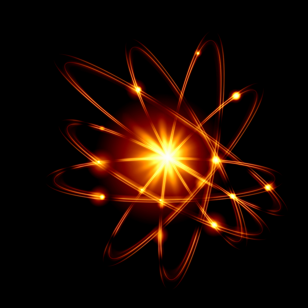 Atom (<a href='http://www.shutterstock.com/gallery-461077p1.html'>Sergey Nivens</a> via <a href='http://www.shutterstock.com/'>Shutterstock</a>)