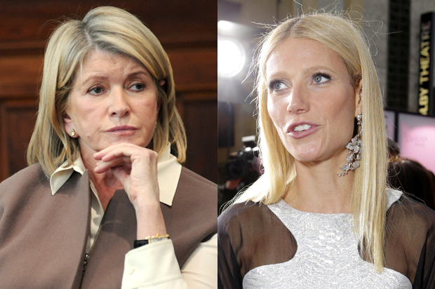 Martha Stewart, Gwyneth Paltrow (AP/David Handschuh/Eric Carbonneau)