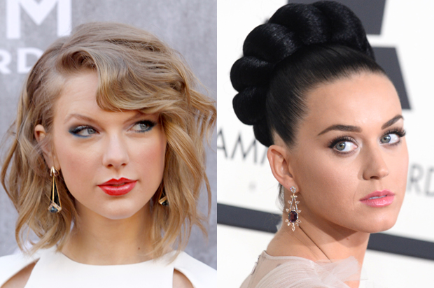Taylor Swift, Katy Perry (Reuters/Steve Marcus/AP/Jordan Strauss)
