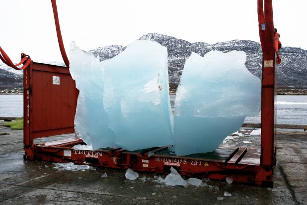 Loading ice at Nuuk Port and Harbour, Greenland (Group Greenland)