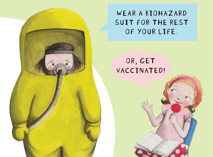 (Sophie Blackall/Measles Rubella Initiative)