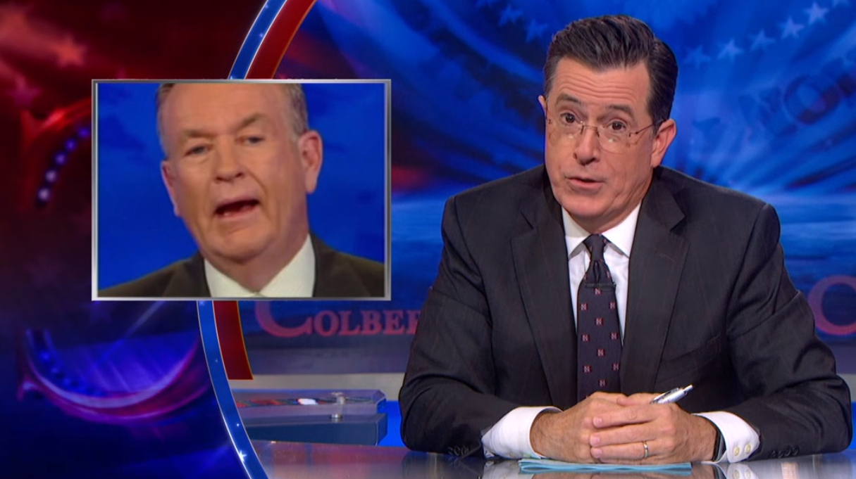 (screenshot/"The Colbert Report")