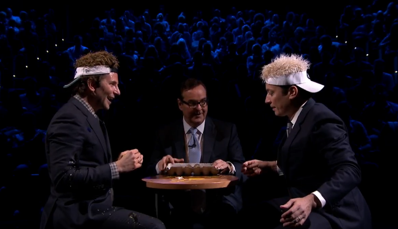 Bradley Cooper and Jimmy Fallon (NBC's "The Tonight Show")