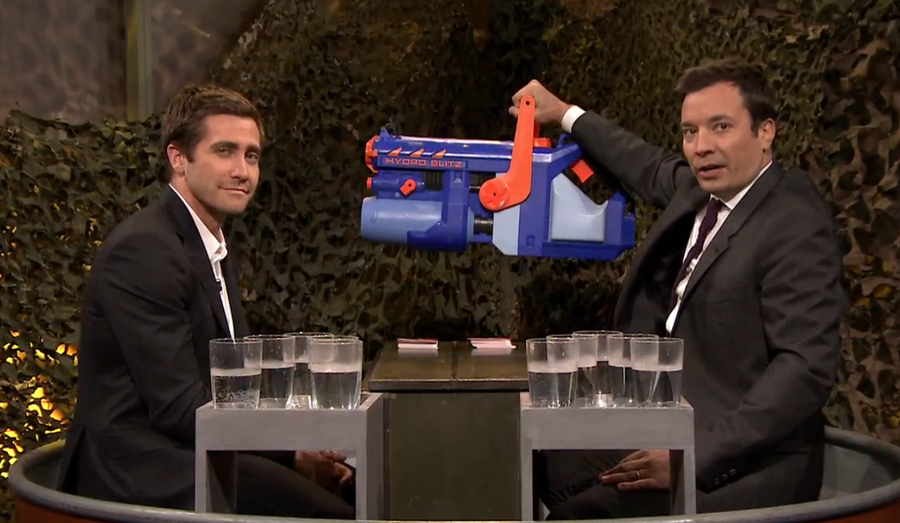 Jake Gyllenhaal and Jimmy Fallon (NBC/"The Tonight Show")
