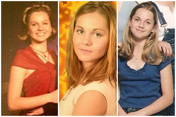 Photos of the author in high school