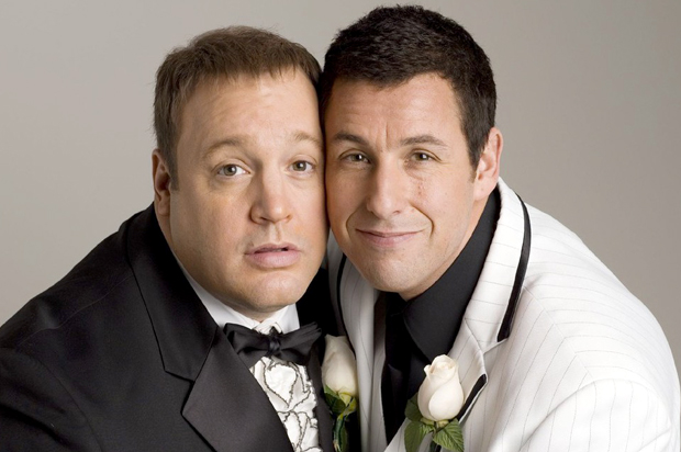 Kevin James and Adam Sandler in "I Now Pronounce You Chuck and Larry"