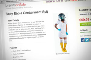sexy ebola containment suit Website selling mocked-up Ebola outfit | UK | News main image 1