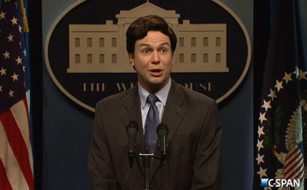 Taran Killam as Ebola czar Ron Klain (NBC/Saturday Night Live)
