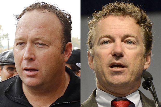 Alex Jones, Rand Paul (Reuters/Jim Bourg/AP/Timothy D. Easley)